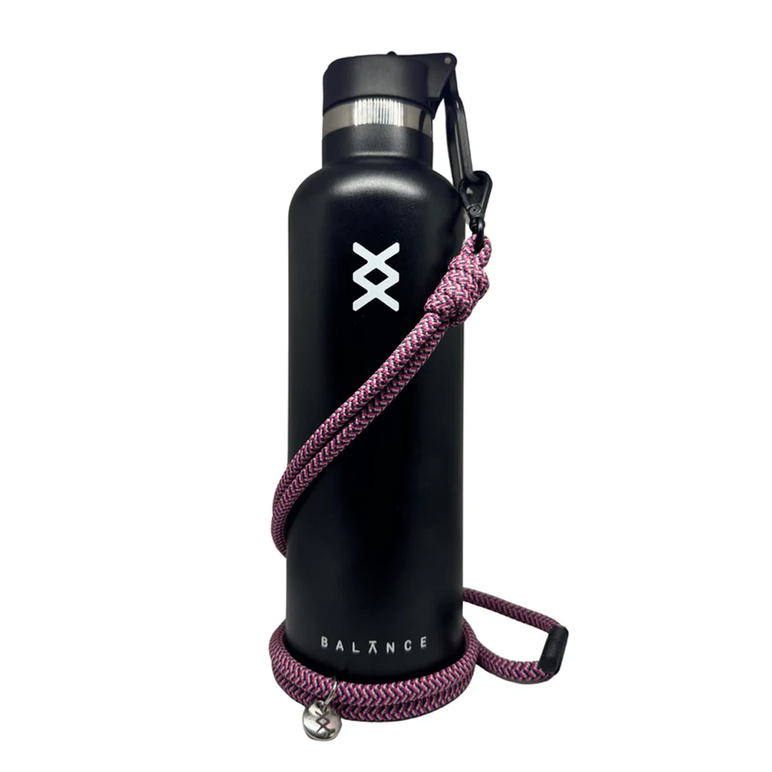 Cordão Multifuncional Balance x Aya Pitaya — Sunset Pink | 2 em 1: pendura celular ou garrafinha