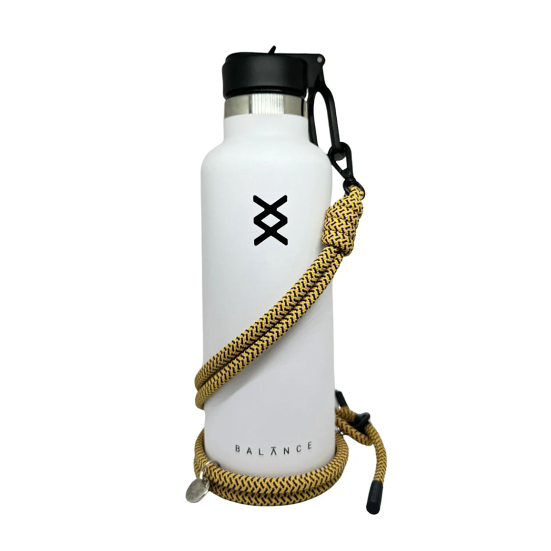 Cordão Multifuncional Balance x Ayapitaya — Solar Yellow | 2 em 1: pendura celular ou garrafinha