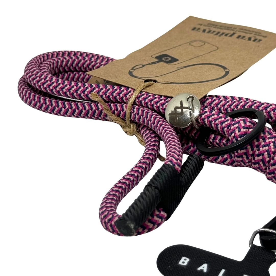 Cordão Multifuncional Balance x Aya Pitaya — Sunset Pink | 2 em 1: pendura celular ou garrafinha