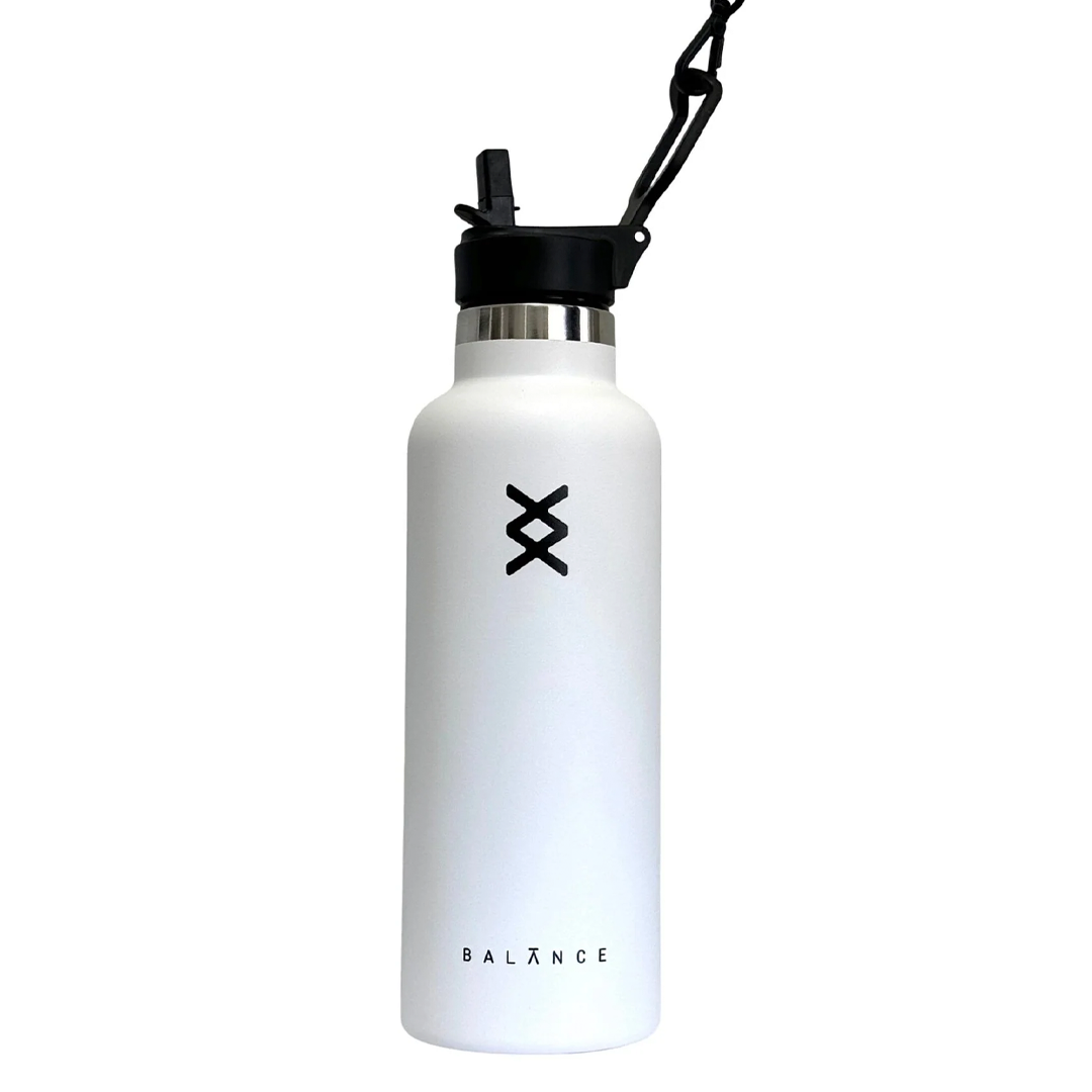 Cordão Multifuncional Balance x Aya Pitaya — Onyx Black | 2 em 1: pendura celular ou garrafinha