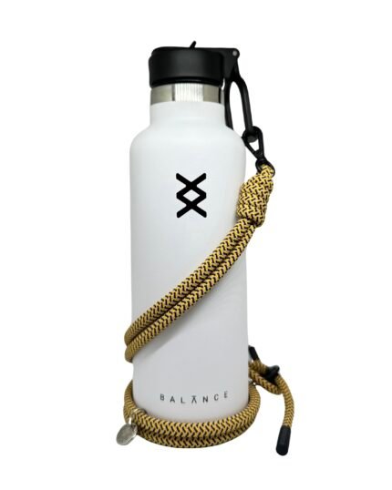 Cordão Multifuncional Balance x Ayapitaya — Solar Yellow | 2 em 1: pendura celular ou garrafinha